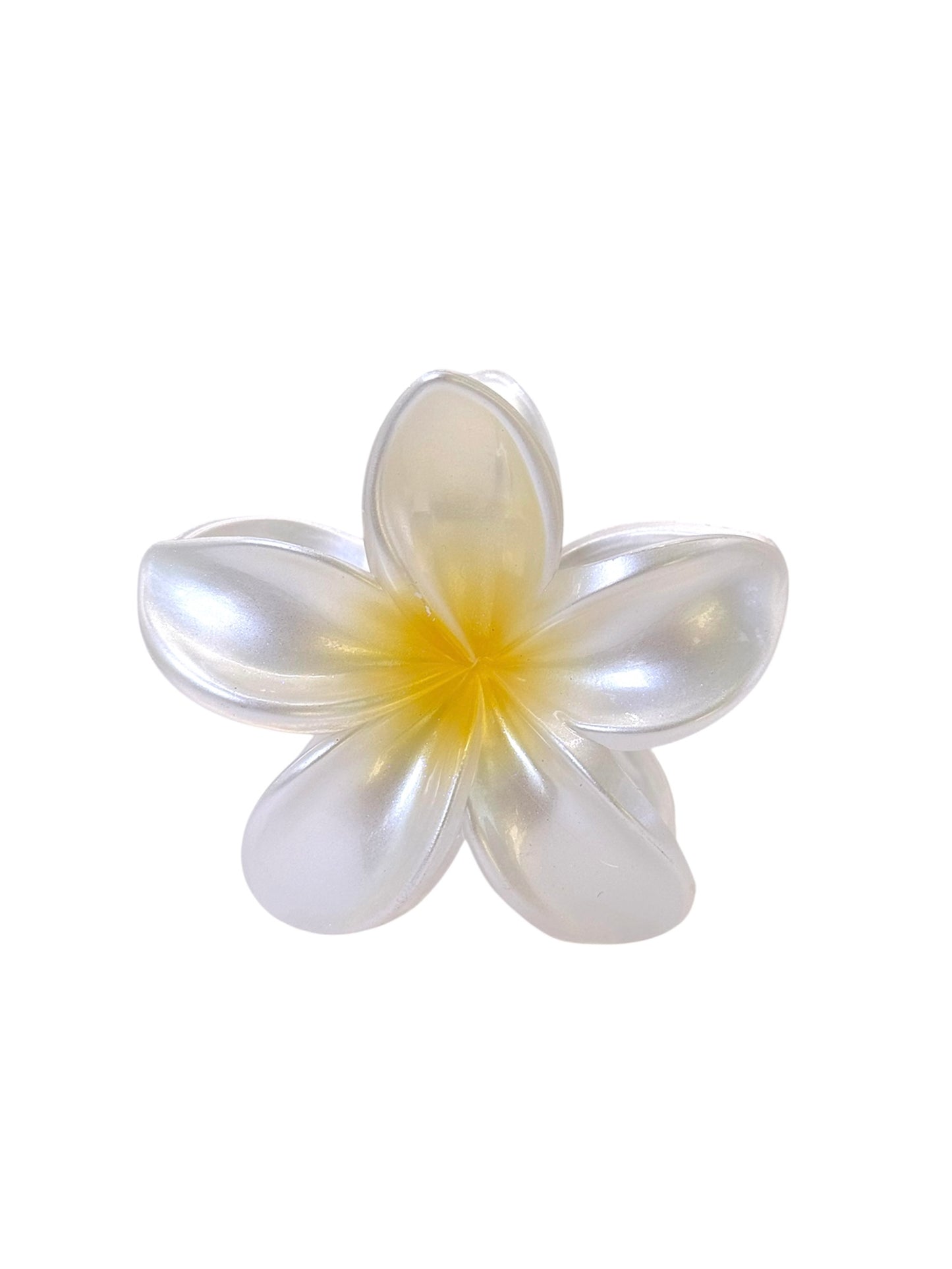 FLOR AMARILLA HAWAI METALIZADA